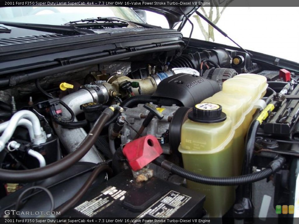 7.3 Liter OHV 16-Valve Power Stroke Turbo-Diesel V8 Engine for the 2001 Ford F350 Super Duty #44263052