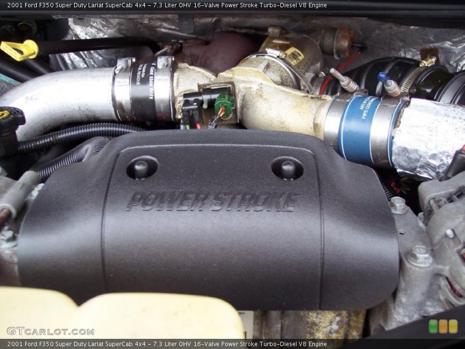 7.3 Liter OHV 16-Valve Power Stroke Turbo-Diesel V8 Engine for the 2001 Ford F350 Super Duty #44263068