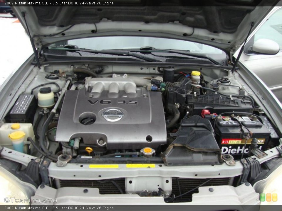 3.5 Liter DOHC 24-Valve V6 Engine for the 2002 Nissan Maxima #44263896