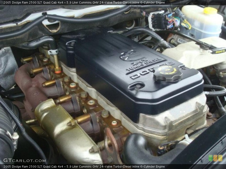 5.9 Liter Cummins OHV 24-Valve Turbo-Diesel Inline 6-Cylinder Engine for the 2005 Dodge Ram 2500 #44291504