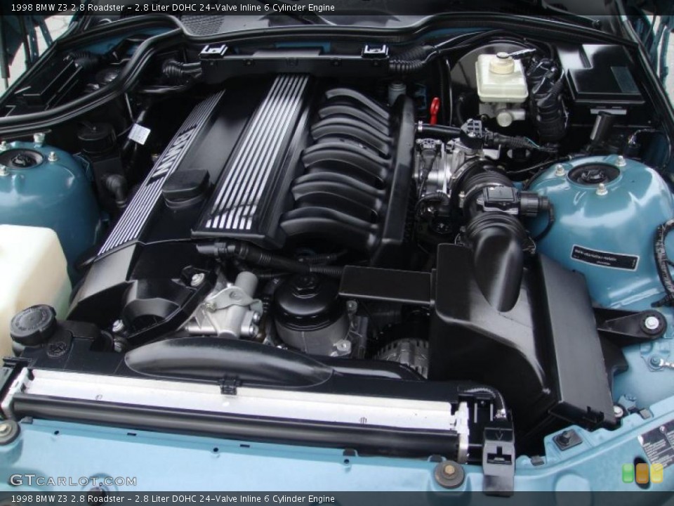 2.8 Liter DOHC 24-Valve Inline 6 Cylinder Engine for the 1998 BMW Z3 #44295292