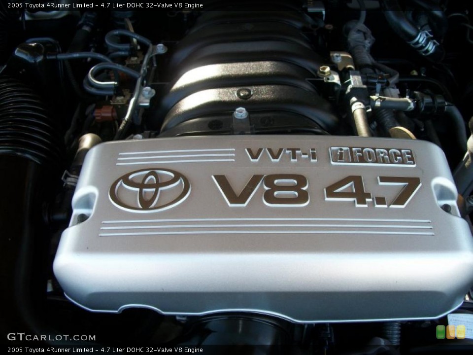 4.7 Liter DOHC 32-Valve V8 2005 Toyota 4Runner Engine