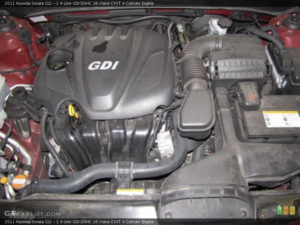 2.4 Liter GDI DOHC 16-Valve CVVT 4 Cylinder Engine for the 2011 Hyundai Sonata #44311243