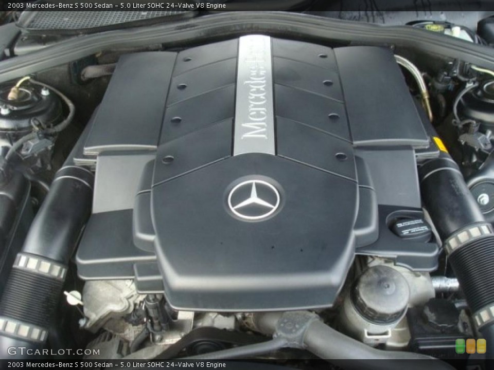 5.0 Liter SOHC 24-Valve V8 Engine for the 2003 Mercedes-Benz S #44320025