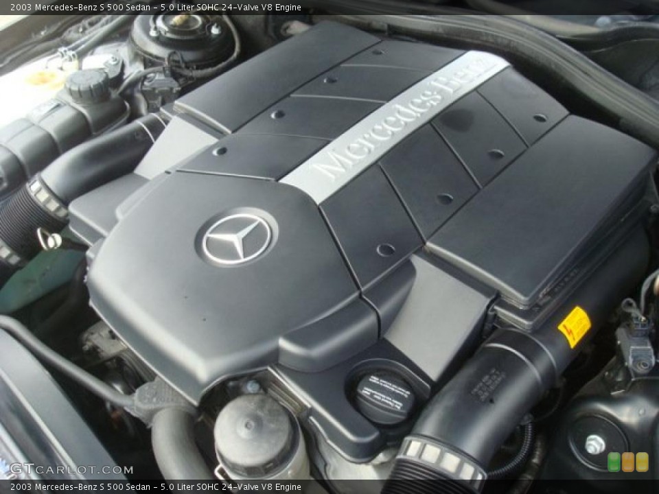 5.0 Liter SOHC 24-Valve V8 Engine for the 2003 Mercedes-Benz S #44320041