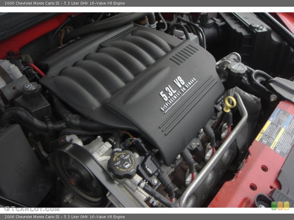 5.3 Liter OHV 16-Valve V8 Engine for the 2006 Chevrolet Monte Carlo #44322165