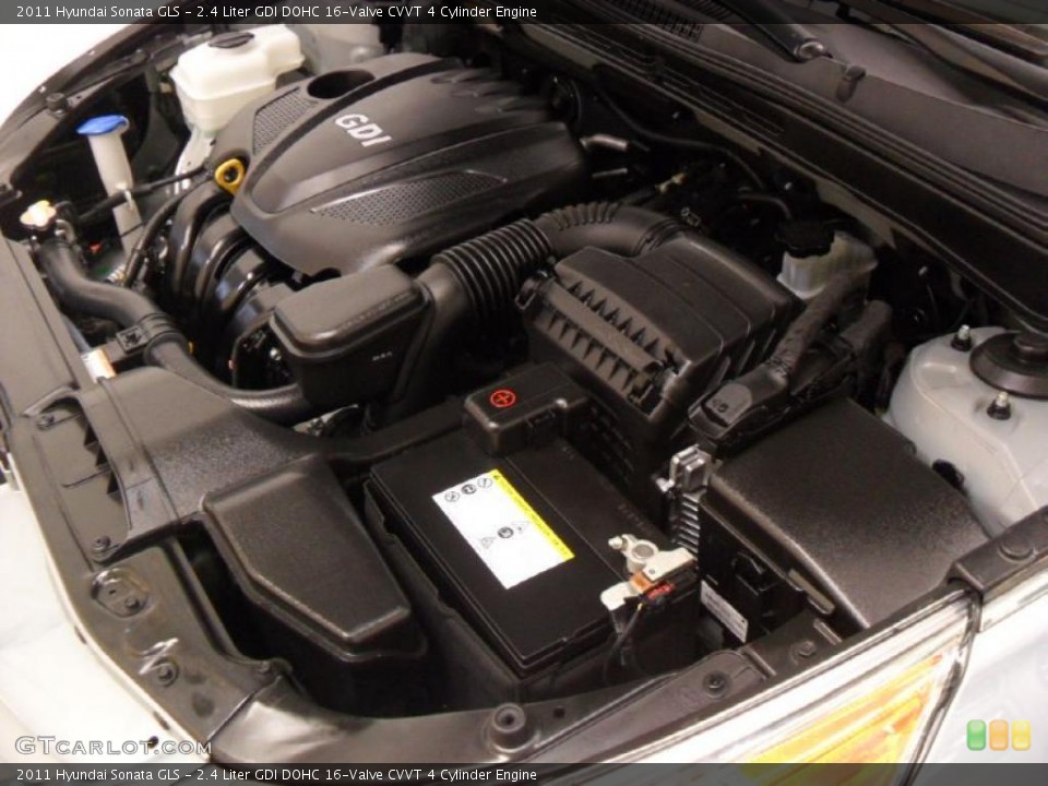 2.4 Liter GDI DOHC 16-Valve CVVT 4 Cylinder Engine for the 2011 Hyundai Sonata #44326637