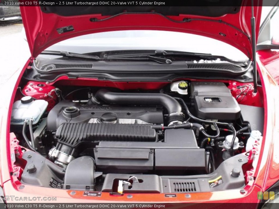 2.5 Liter Turbocharged DOHC 20-Valve VVT 5 Cylinder Engine for the 2010 Volvo C30 #44334198