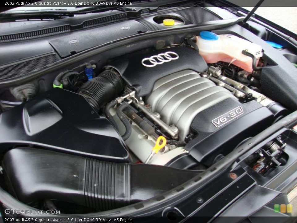3.0 Liter DOHC 30-Valve V6 Engine for the 2003 Audi A6 #44344832