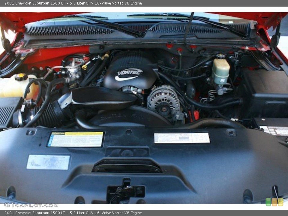 5.3 Liter OHV 16-Valve Vortec V8 Engine for the 2001 Chevrolet Suburban #44350186
