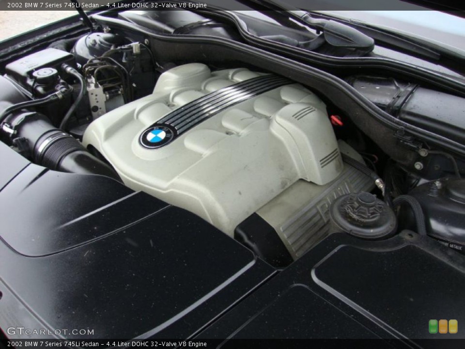 4.4 Liter DOHC 32-Valve V8 Engine for the 2002 BMW 7 Series #44351442