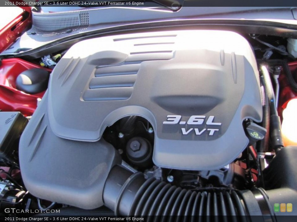 3.6 Liter DOHC 24-Valve VVT Pentastar V6 Engine for the 2011 Dodge Charger #44356930