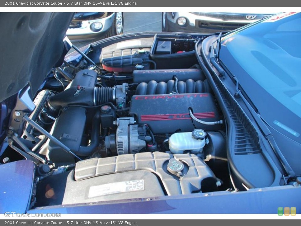 5.7 Liter OHV 16-Valve LS1 V8 Engine for the 2001 Chevrolet Corvette #44379460