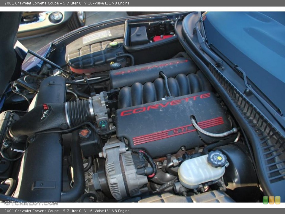 5.7 Liter OHV 16-Valve LS1 V8 Engine for the 2001 Chevrolet Corvette #44379520