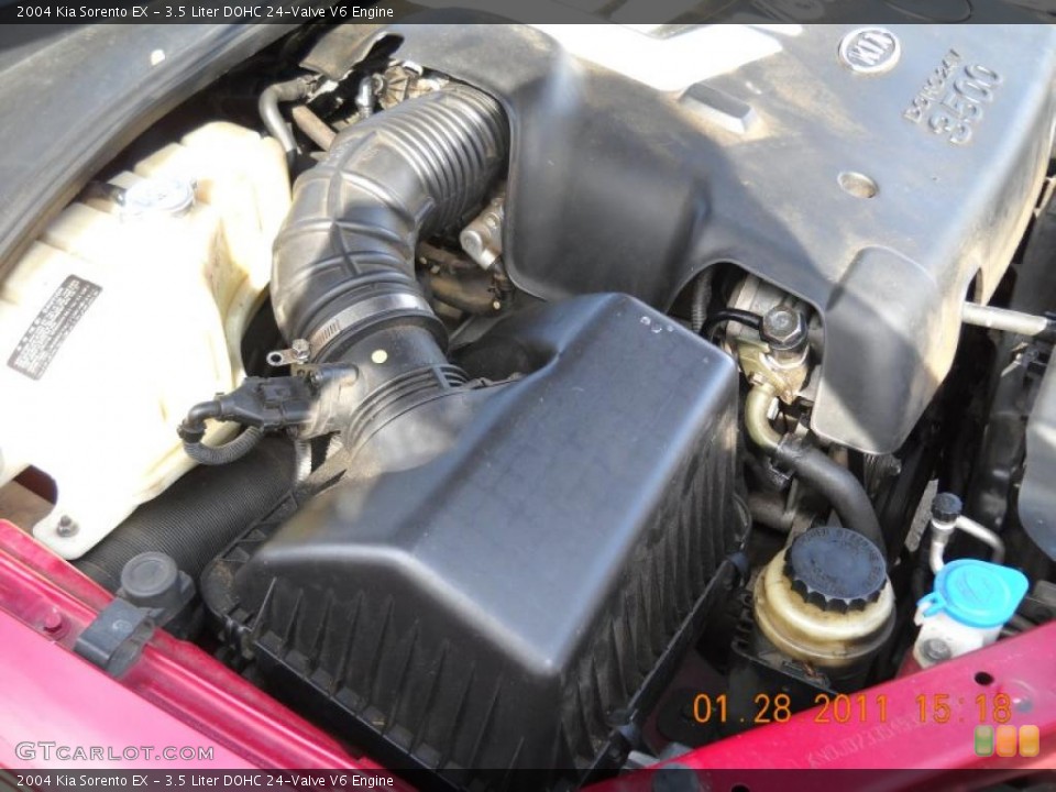 3.5 Liter DOHC 24-Valve V6 Engine for the 2004 Kia Sorento #44388826