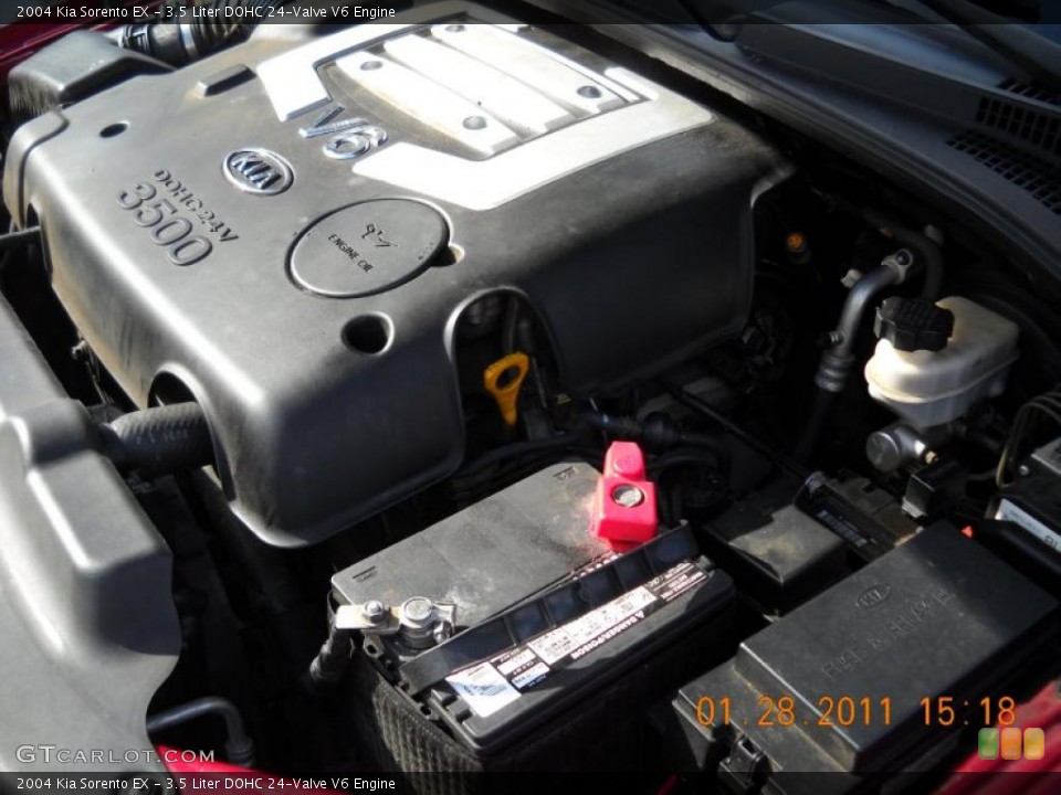 3.5 Liter DOHC 24-Valve V6 Engine for the 2004 Kia Sorento #44388834