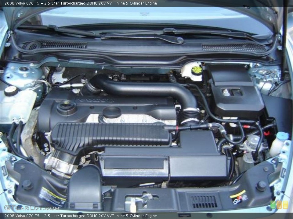2.5 Liter Turbocharged DOHC 20V VVT Inline 5 Cylinder Engine for the 2008 Volvo C70 #44404441