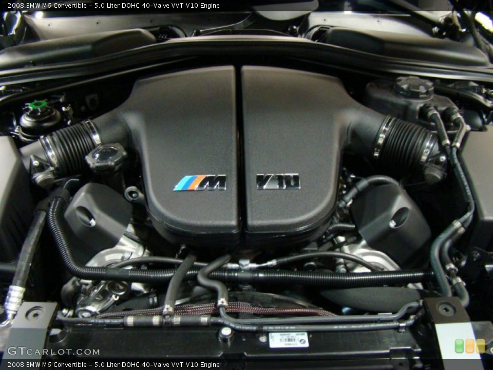 5.0 Liter DOHC 40-Valve VVT V10 Engine for the 2008 BMW M6 #44410518
