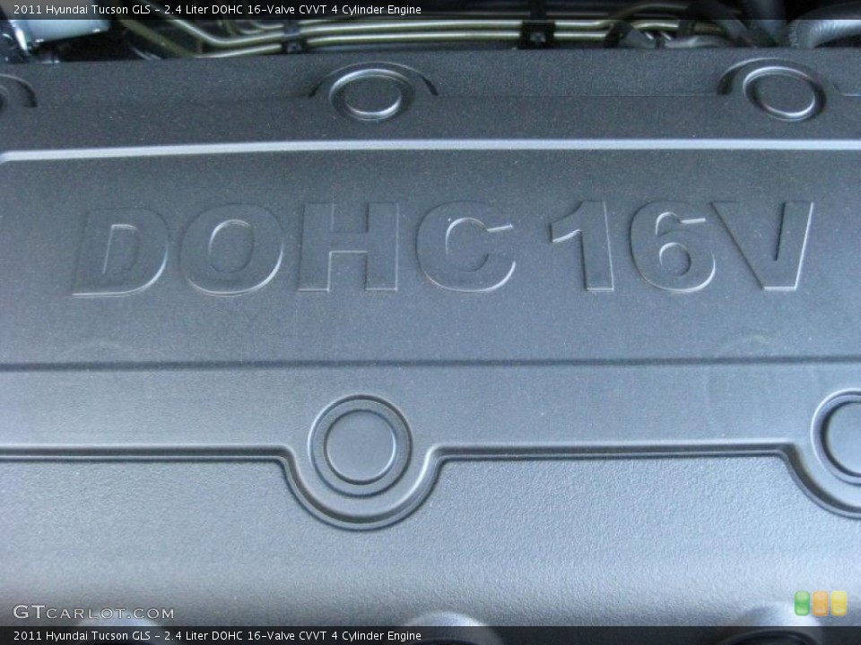 2.4 Liter DOHC 16-Valve CVVT 4 Cylinder Engine for the 2011 Hyundai Tucson #44438650