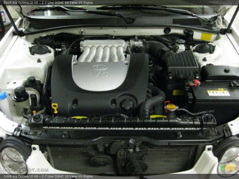 2.7 Liter DOHC 16 Valve V6 Engine for the 2006 Kia Optima #44439352