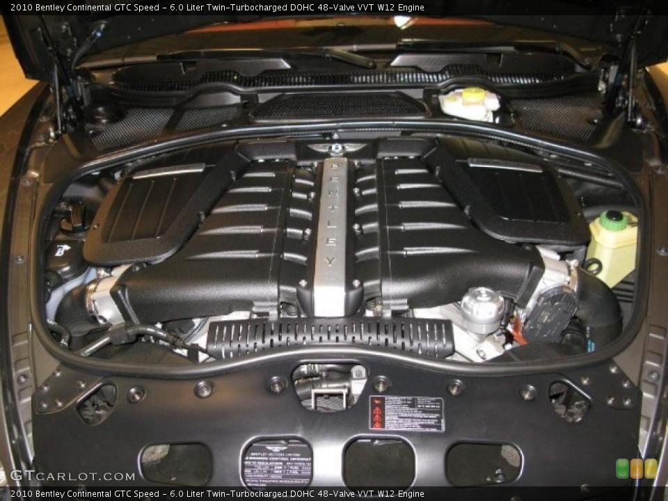 6.0 Liter Twin-Turbocharged DOHC 48-Valve VVT W12 Engine for the 2010 Bentley Continental GTC #44455022