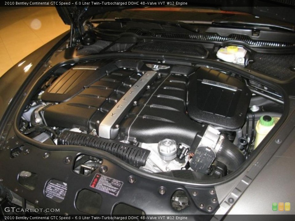 6.0 Liter Twin-Turbocharged DOHC 48-Valve VVT W12 Engine for the 2010 Bentley Continental GTC #44455038