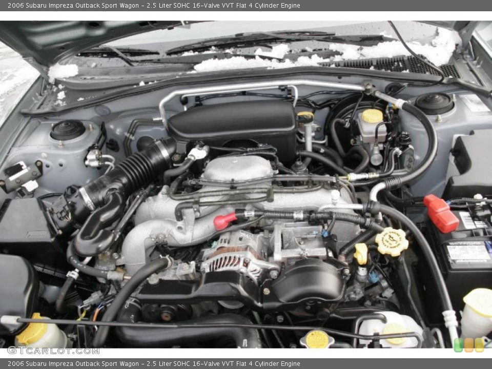 2.5 Liter SOHC 16-Valve VVT Flat 4 Cylinder Engine for the 2006 Subaru Impreza #44460998