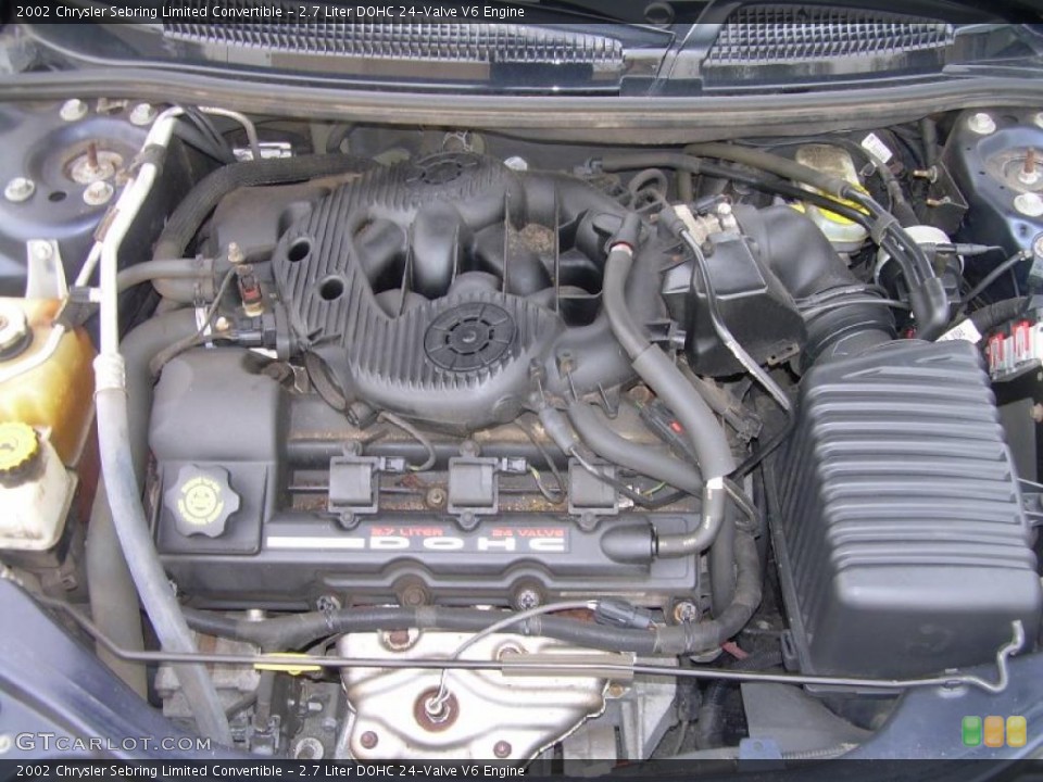 2.7 Liter DOHC 24-Valve V6 Engine for the 2002 Chrysler Sebring #44463734