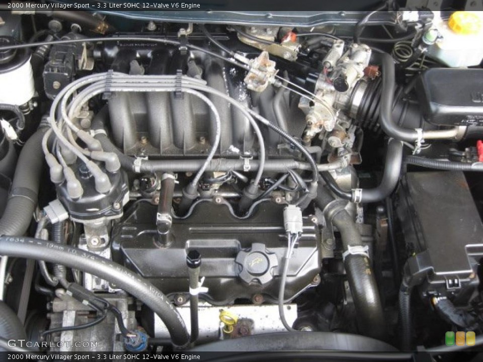 3.3 Liter SOHC 12-Valve V6 Engine for the 2000 Mercury Villager #44486370
