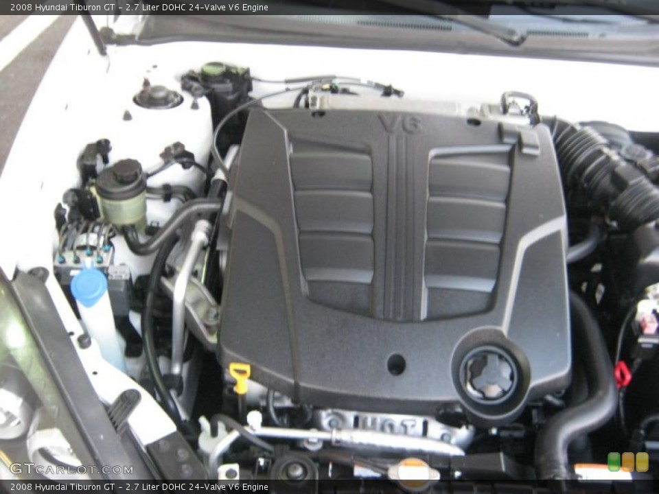 2.7 Liter DOHC 24-Valve V6 Engine for the 2008 Hyundai Tiburon #44497618