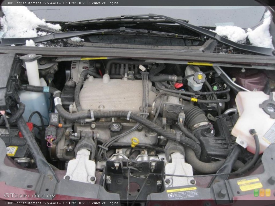 3.5 Liter OHV 12 Valve V6 Engine for the 2006 Pontiac Montana #44506151