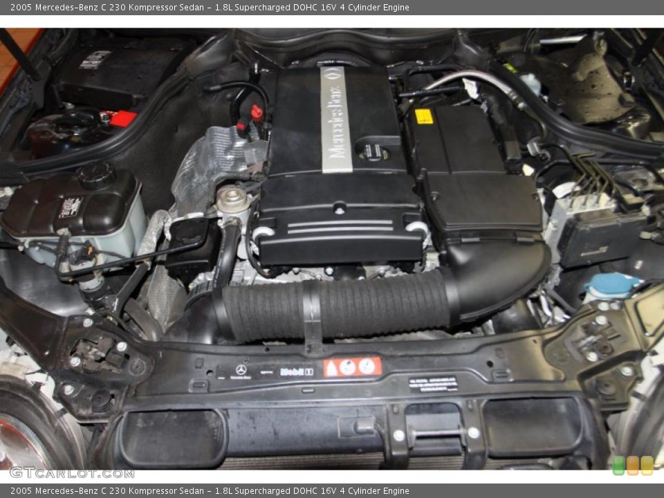 1.8L Supercharged DOHC 16V 4 Cylinder Engine for the 2005 Mercedes-Benz C #44514447