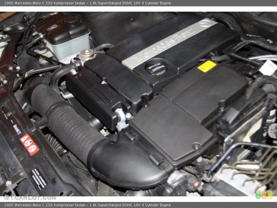 1.8L Supercharged DOHC 16V 4 Cylinder Engine for the 2005 Mercedes-Benz C #44514463