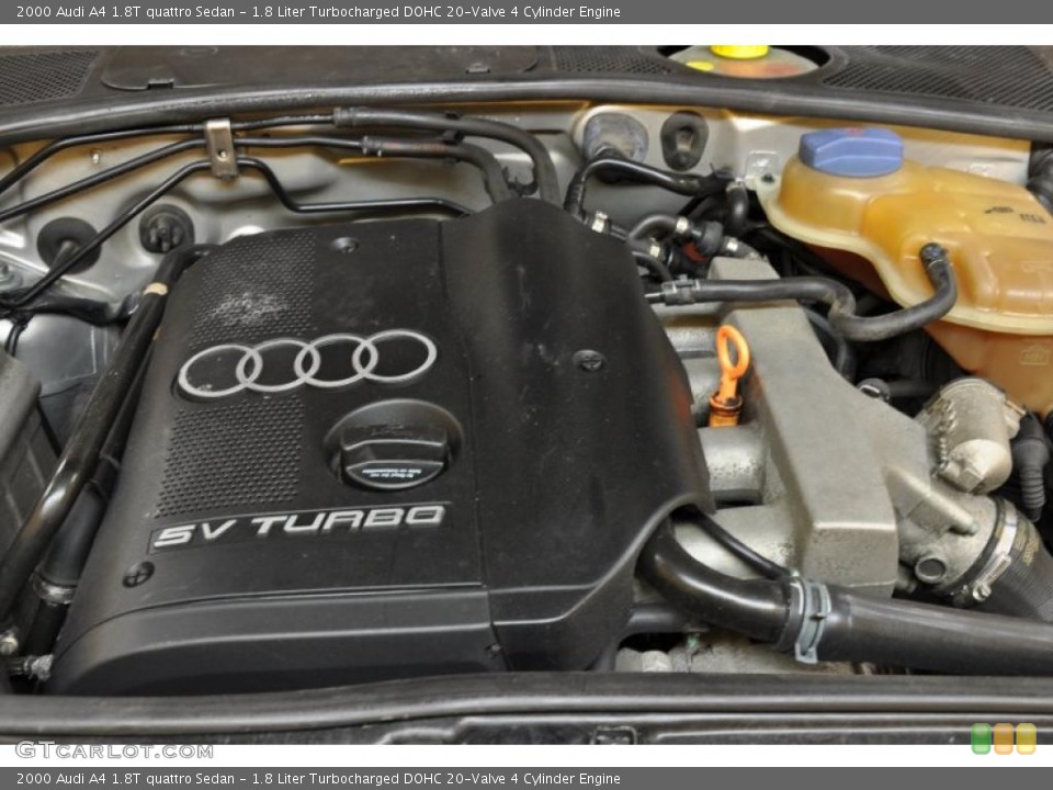 1.8 Liter Turbocharged DOHC 20-Valve 4 Cylinder Engine for the 2000 Audi A4 #44526043