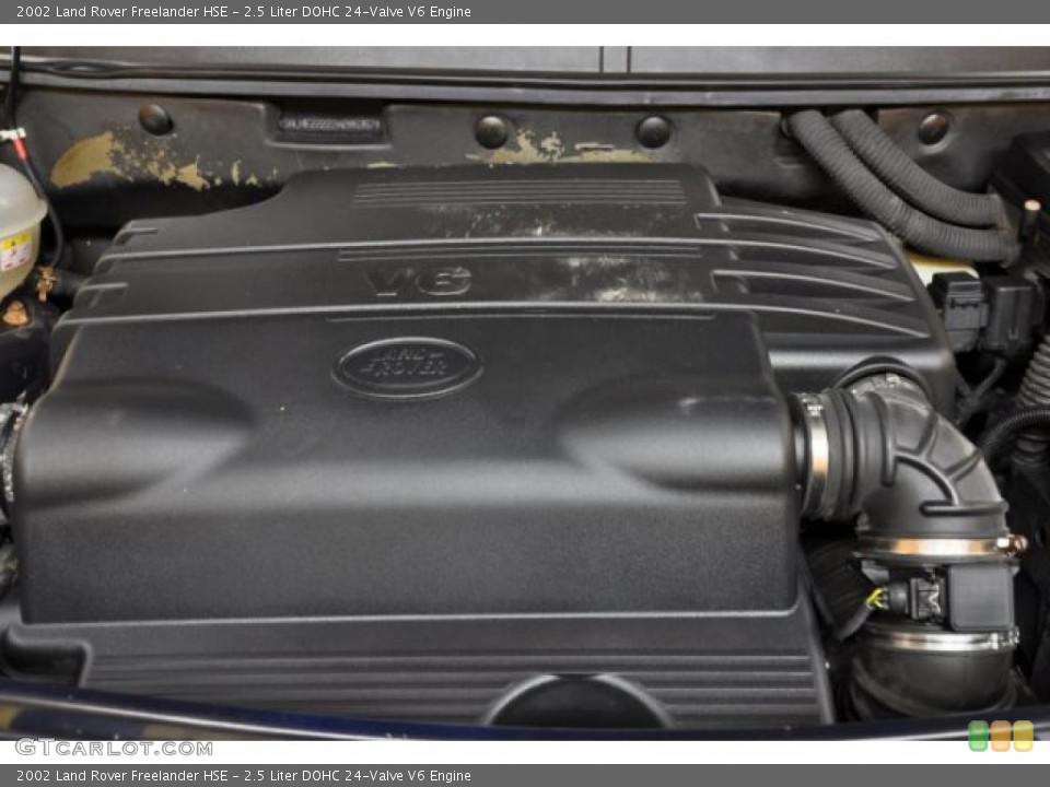 2.5 Liter DOHC 24-Valve V6 2002 Land Rover Freelander Engine