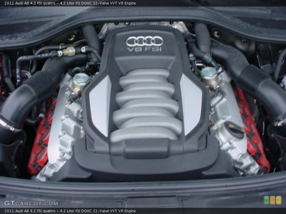 4.2 Liter FSI DOHC 32-Valve VVT V8 Engine for the 2011 Audi A8 #44531978