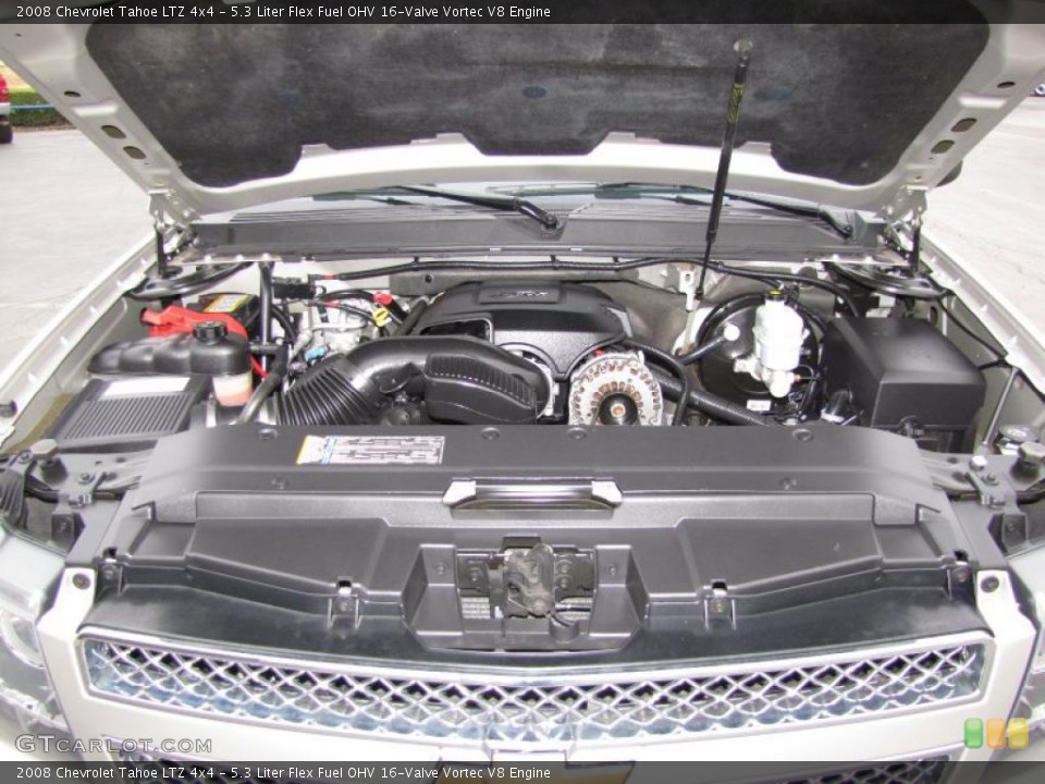 5.3 Liter Flex Fuel OHV 16-Valve Vortec V8 Engine for the 2008 Chevrolet Tahoe #44542617
