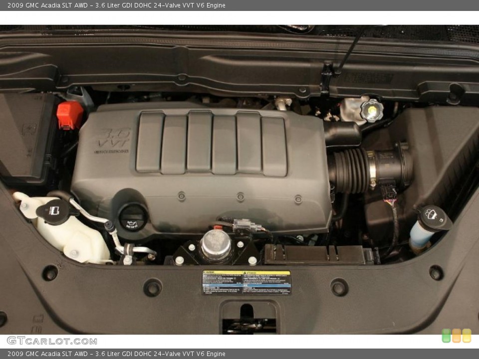 3.6 Liter GDI DOHC 24-Valve VVT V6 Engine for the 2009 GMC Acadia #44561301