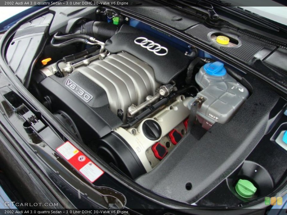 3.0 Liter DOHC 30-Valve V6 Engine for the 2002 Audi A4 #44569185