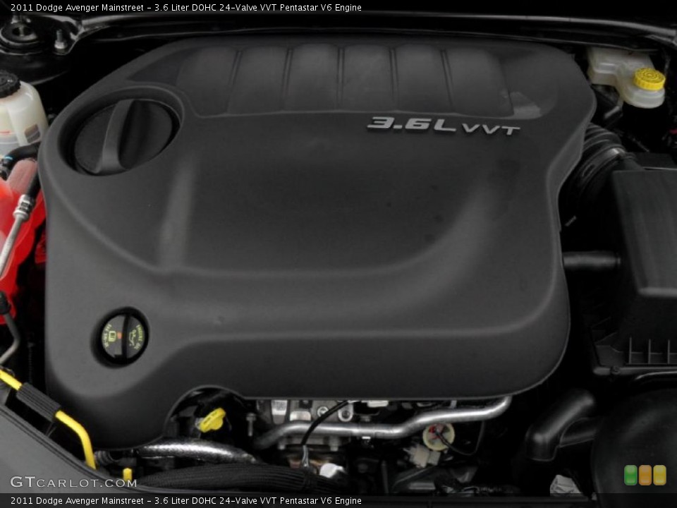 3.6 Liter DOHC 24-Valve VVT Pentastar V6 Engine for the 2011 Dodge Avenger #44569955