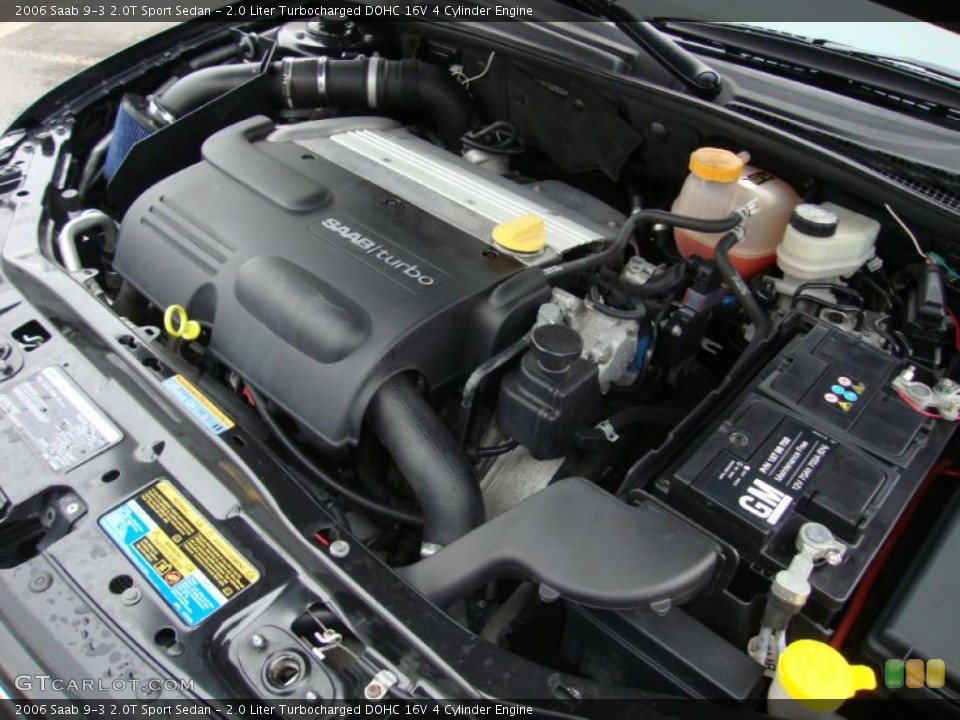 2.0 Liter Turbocharged DOHC 16V 4 Cylinder Engine for the 2006 Saab 9-3 #44572497