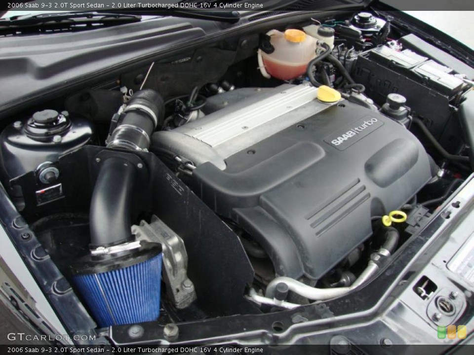 2.0 Liter Turbocharged DOHC 16V 4 Cylinder Engine for the 2006 Saab 9-3 #44572513