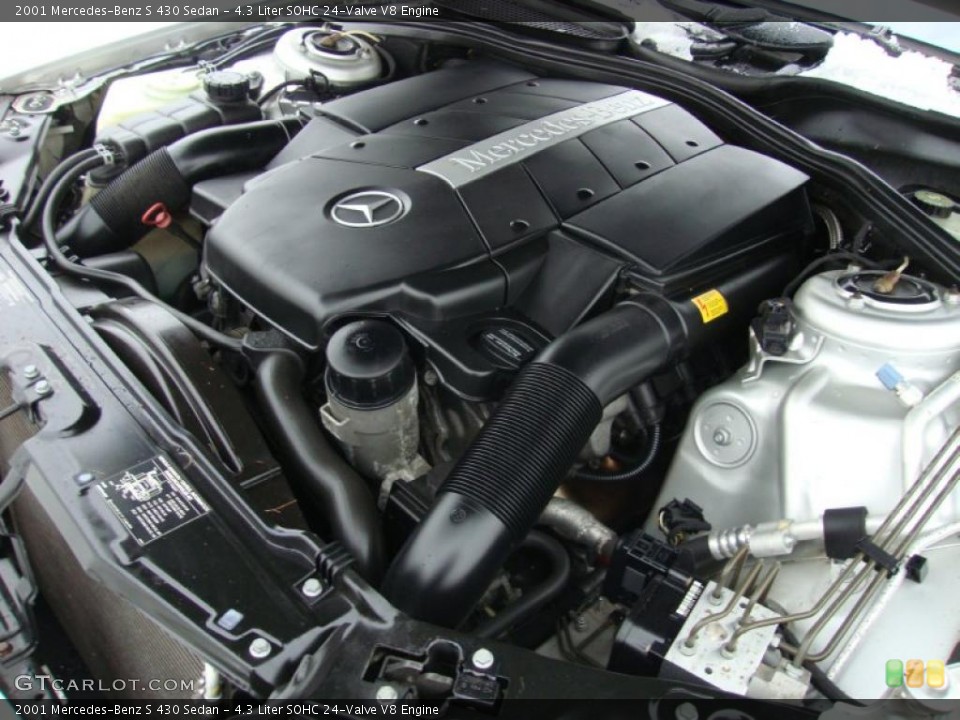 4.3 Liter SOHC 24-Valve V8 Engine for the 2001 Mercedes-Benz S #44575809