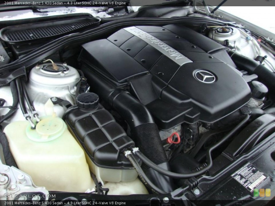 4.3 Liter SOHC 24-Valve V8 Engine for the 2001 Mercedes-Benz S #44575825