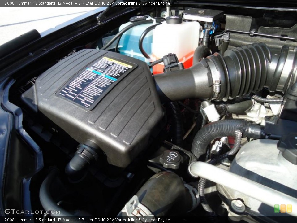 3.7 Liter DOHC 20V Vortec Inline 5 Cylinder Engine for the 2008 Hummer H3 #44581102