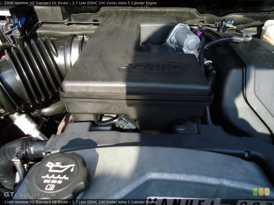 3.7 Liter DOHC 20V Vortec Inline 5 Cylinder Engine for the 2008 Hummer H3 #44581125