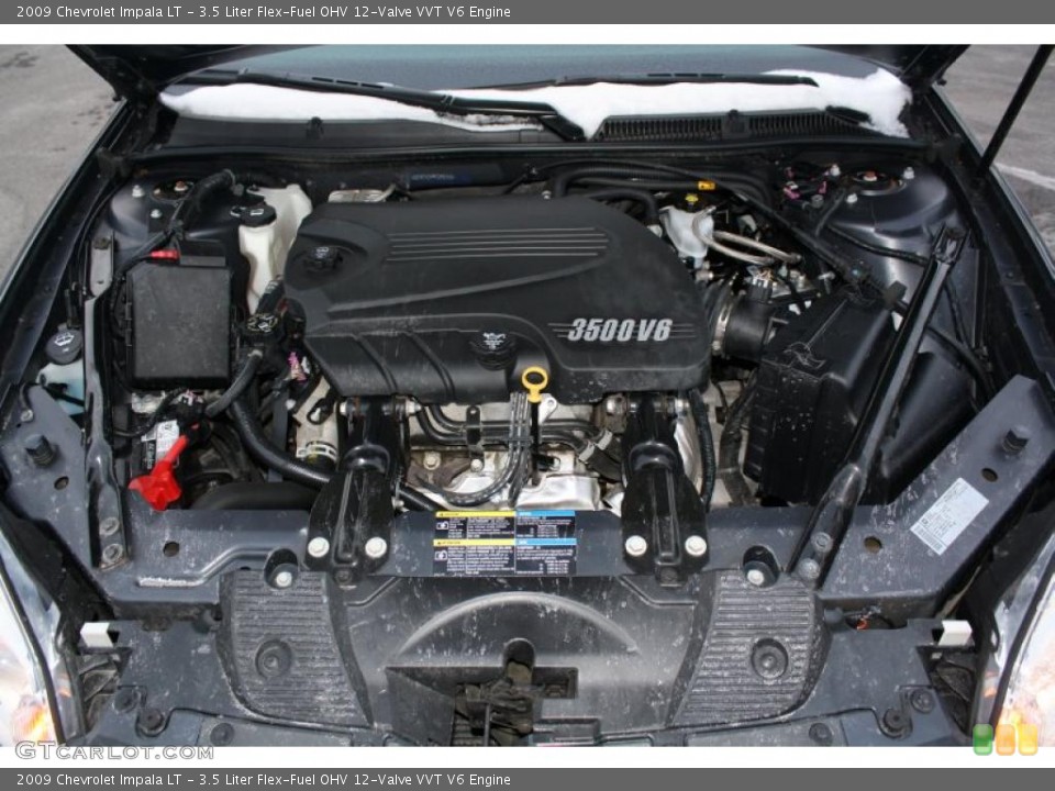 3.5 Liter Flex-Fuel OHV 12-Valve VVT V6 Engine for the 2009 Chevrolet Impala #44581437