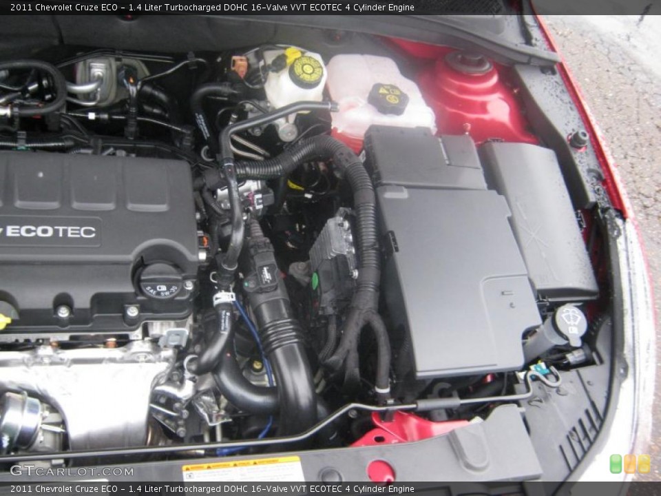1.4 Liter Turbocharged DOHC 16-Valve VVT ECOTEC 4 Cylinder Engine for the 2011 Chevrolet Cruze #44585445