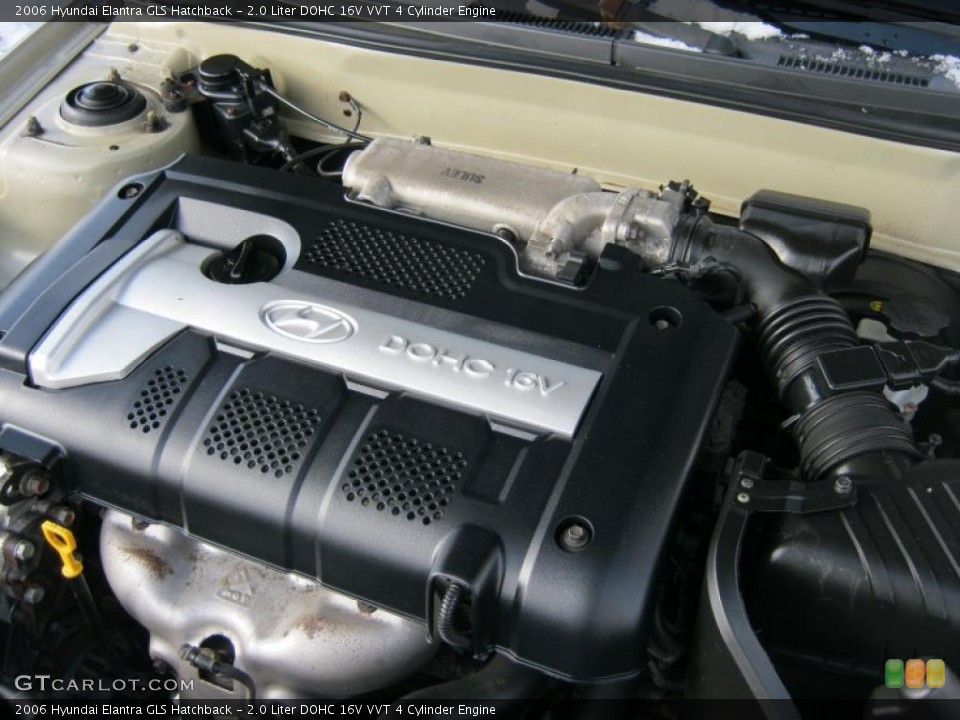2.0 Liter DOHC 16V VVT 4 Cylinder 2006 Hyundai Elantra Engine