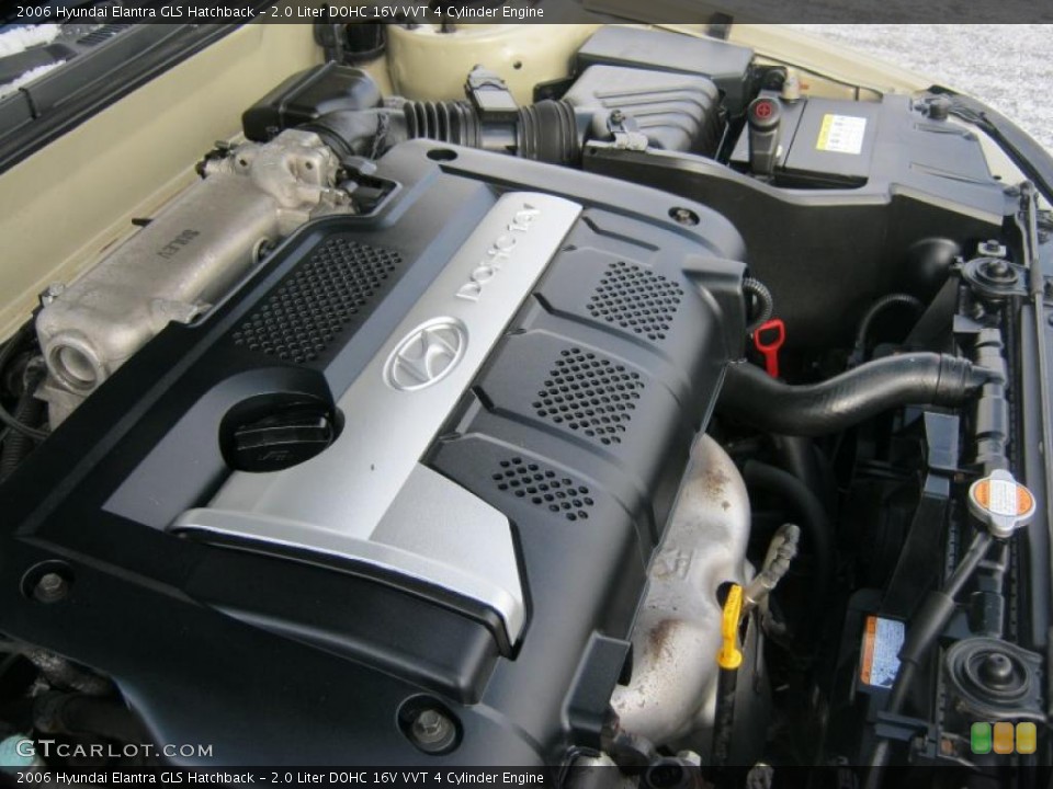 2.0 Liter DOHC 16V VVT 4 Cylinder Engine for the 2006 Hyundai Elantra #44600407